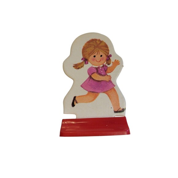 Vintage 70's Chutes And Ladders People Game Pieces - Picture 2 of 7